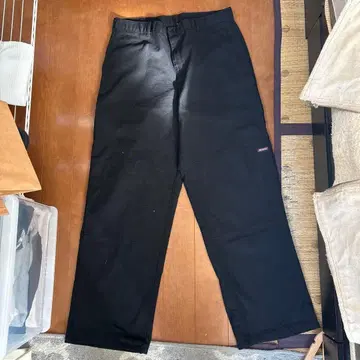 Dickies 블랙 워크 팬츠 야마다 렌