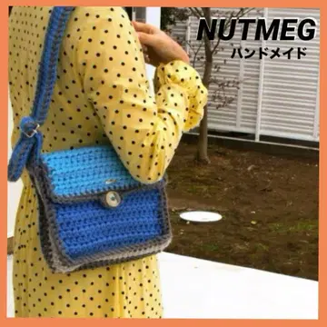 NUTMEG 오리지널 니트 숄더백 핸드메이드