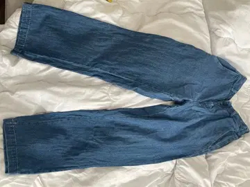 라이트 블루 이지 팬츠 와이드 실루엣