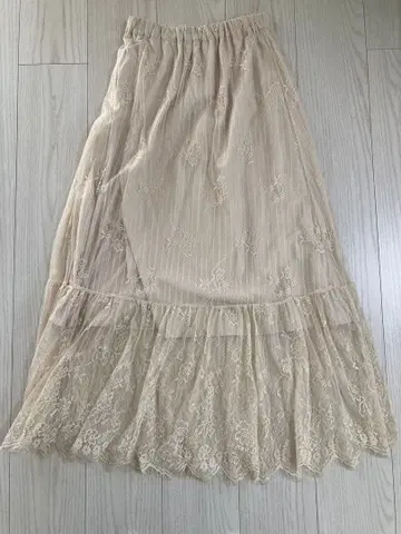 dazzlin 다즐린 레이스 스커트 엘레강트 롱 스커트 프리 F