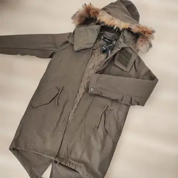 AZIONE 모즈 코트 올리브 그린