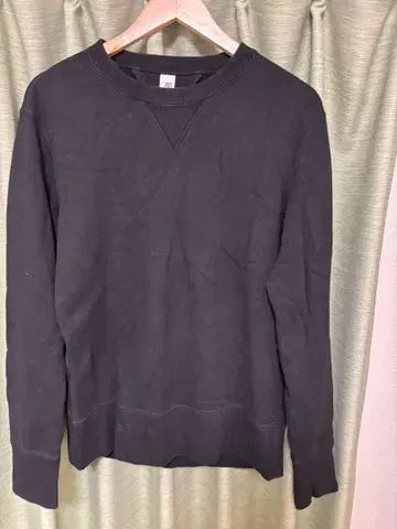 LOOPWHEELER 루프 휠러 BEAMS 별주 블랙 맨투맨