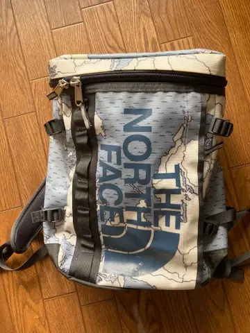 THE NORTH FACE 백팩 그레이 맵 디자인 블루