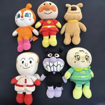 호빵맨 인형 6개 세트