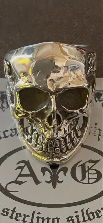 A & G 에이 앤드 지 스컬 반지