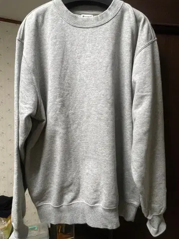 Champion 그레이 스웨트 셔츠 L 사이즈