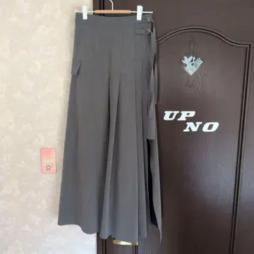 REDYAZEL 그레이 플리츠 스커트