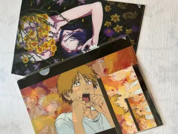 체인소 맨 덴지가 귀여운 레제 클리어 파일 2점 세트!