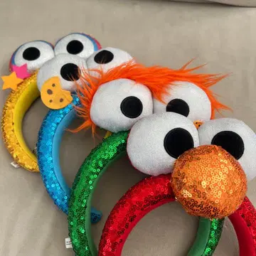 유니버셜 머리띠 쿠키 몬스터 4종