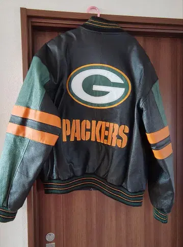 GREEN BAY PACKERS 바시티 자켓 가죽 자켓