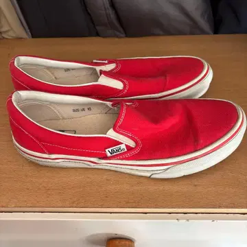 vans 빨간색 슬립온 야마다 렌