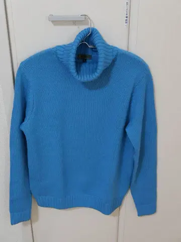 HITLON 터틀넥 스웨터 S 파랑