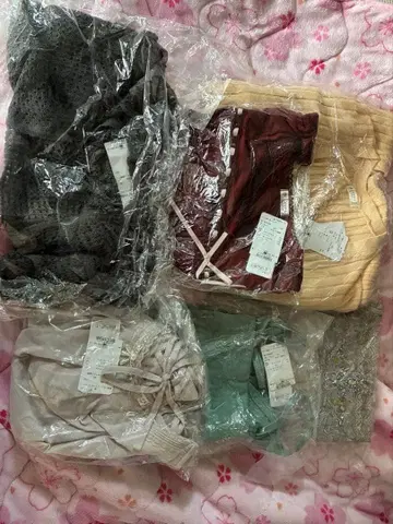 여성용 상의 세트 6점