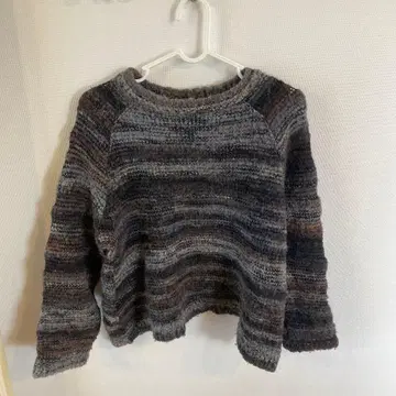 [엠앤쿄코] 그레이 계열 긴팔 니트 스웨터