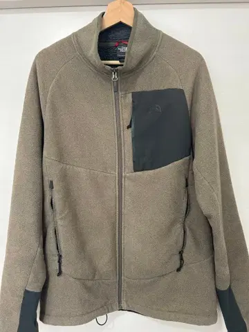 노스페이스 플리스 자켓 브라운