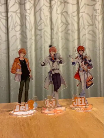 젤 군 아크릴 스탠드 3개 세트