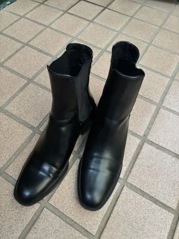 자라 ZARA 사이드 고어 부츠 블랙 37