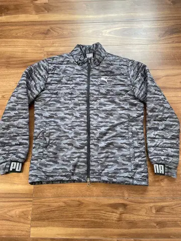PUMA 카모 패턴 자켓 그레이