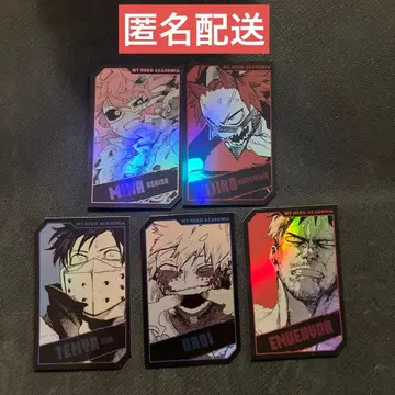 히로아카 캐릭터 홀로 카드 컬렉션 5종 세트