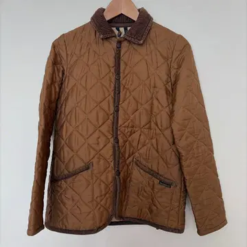 LAVENHAM 퀼팅 자켓 브라운 38