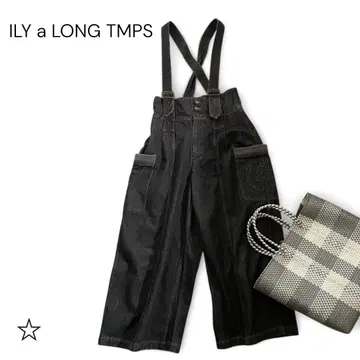 레어 ILY a LONG TMPS 이리야 롱탄 데님 살로펫 릴렉스핏