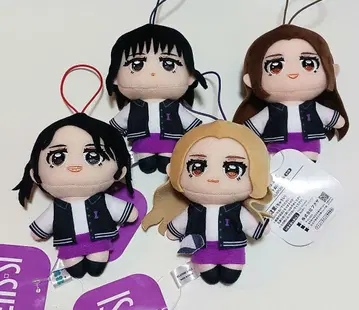 GIGO 한정판 IS:SUE 마스코트 봉제 인형 전 4종 풀세트