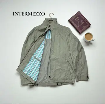 인터메쪼 자켓 [ M ] 레트로 스탠드 카라 면 100%