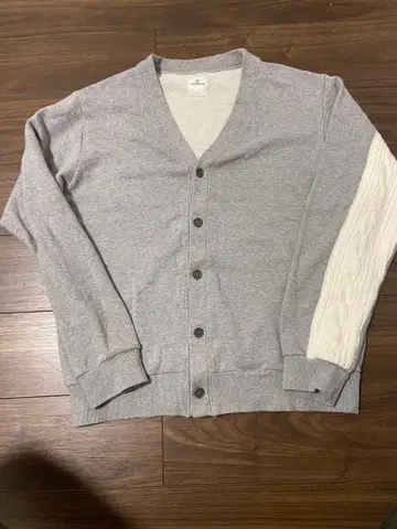 유니폼 익스페리먼트 그레이 가디건