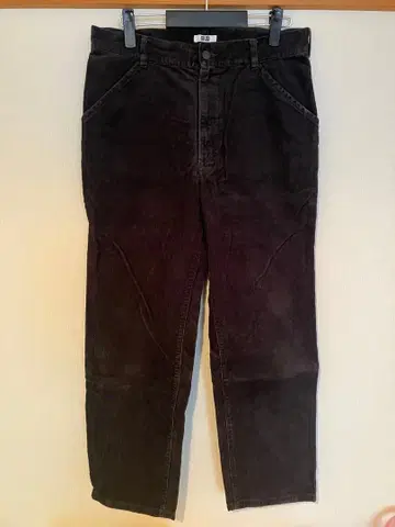 UNIQLO U 코듀로이 레귤러 핏 팬츠 그레이 85cm