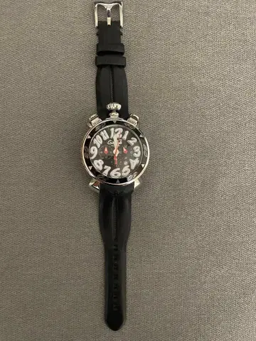 GaGa Milano 가가밀라노 48mm 블랙 손목시계