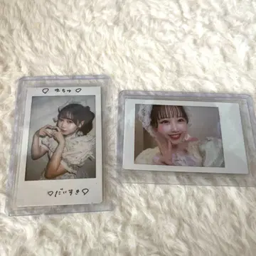 [마츠모토 카렌] 폴라로이드, 사인 폴라로이드 2장