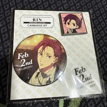 마츠오카 린 Precious Birthday 캔뱃지 세트 2017