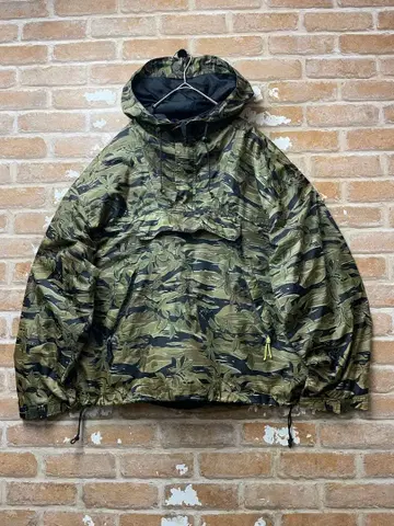 90s 아노락 후드티 카모플라쥬 y2k 나일론 자켓 밀리터리 구제 의류