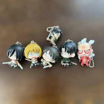 진격의 거인 키링 6개 세트