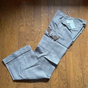 Re.Verofona 체크 무늬 캐주얼 팬츠 베로폰나 38