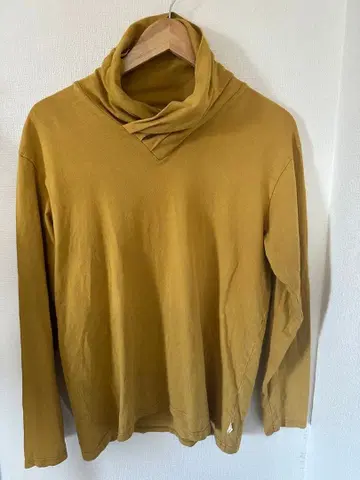 SOU SOU 카라 머플러 지반 겨자색 남성용 머스타드