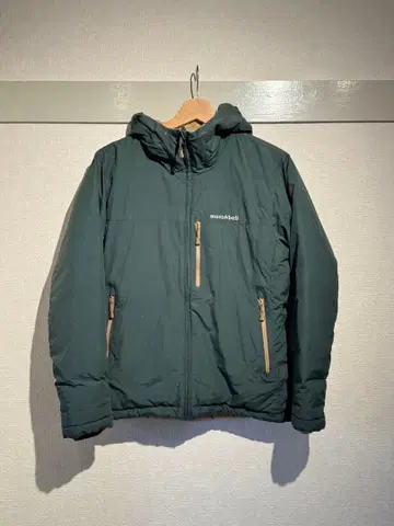 크림 x 그린 몽벨 콜로라도 후드티 리버서블 다운 L 사이즈