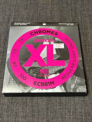 DAddario 베이스 줄 ECB81M 다다리오 미사용