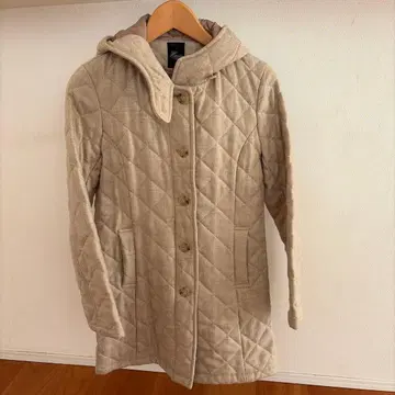 Harriss 베이지 퀼팅 자켓 38