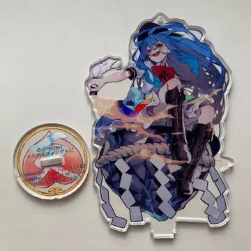 동방 히나나이 텐시 아크릴 스탠드 받침대가 흔들흔들