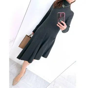 [ 새상품급 ] 정가 50,000엔 히로코코시노 사이즈 M 비대칭 원피스