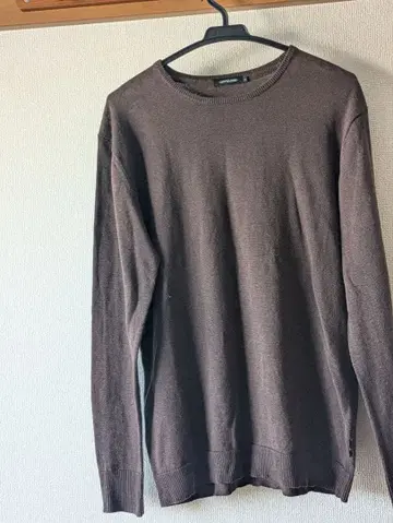 LOVELESS 브라운 긴팔 니트 스웨터