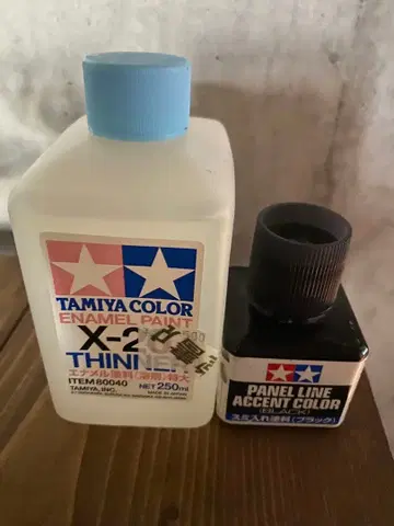 TAMIYA 희석액 먹선 넣는 페인트