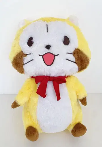 너구리 라스칼 봉제 인형 빅 사이즈 리본 포함