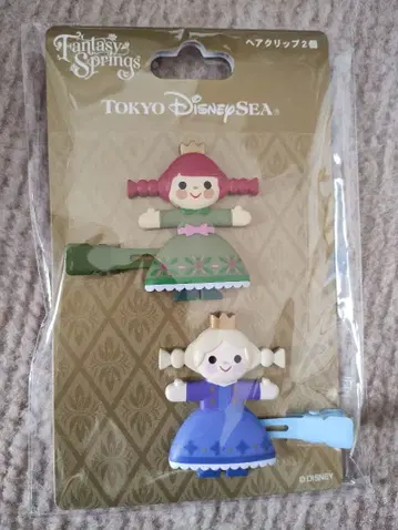 도쿄 디즈니 리조트 아나와 눈의 여왕 헤어 클립 즉시 구매 가능