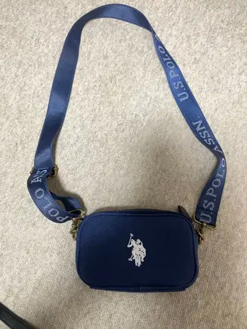 U.S. Polo Assn. 네이비 숄더백