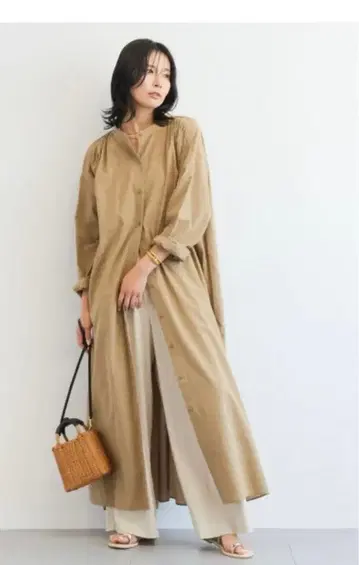 밴야드 스톰 롱 셔츠 원피스 새상품