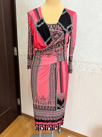 ETRO 앙상블 핑크 페이즐리 무늬