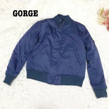 s.2082 [골지] 여성용 MA-1 자켓 블루 M 사이즈 심플