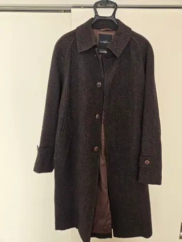 GREEN LABEL RELAXING 울 트위드 코트